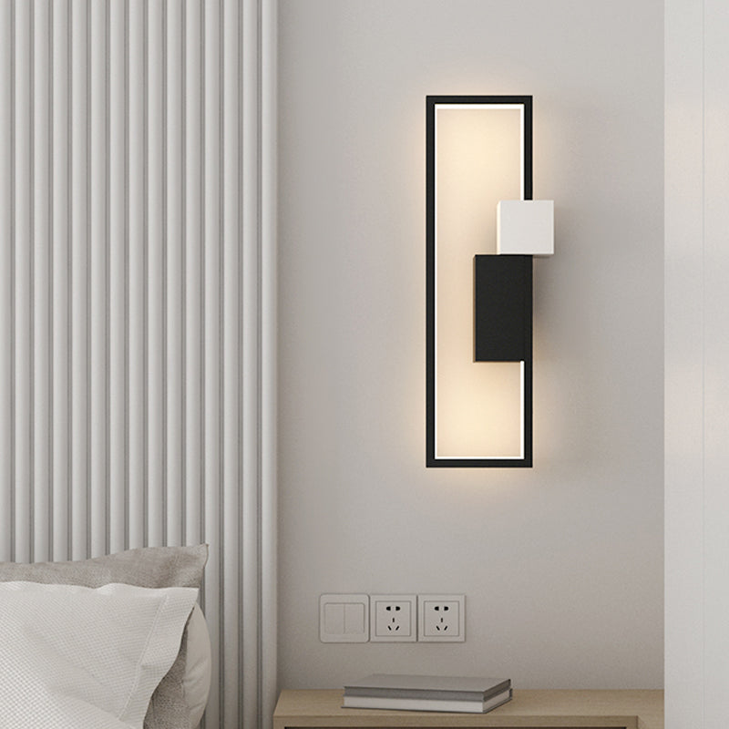 Metal Geometric Shape Wall Light Modern Style Multi Lights Wall Mounted Light Fixture
