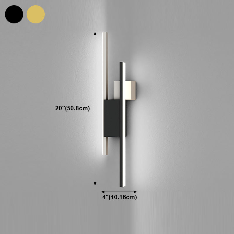 Metal Geometric Shape Wall Light Modern Style Multi Lights Wall Mounted Light Fixture