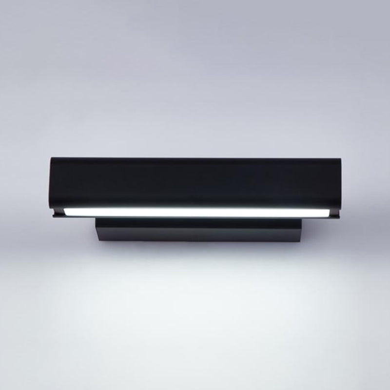 Metal Square Shape Wall Light Modern Style 1 Light Wall Mounted Light Fixture