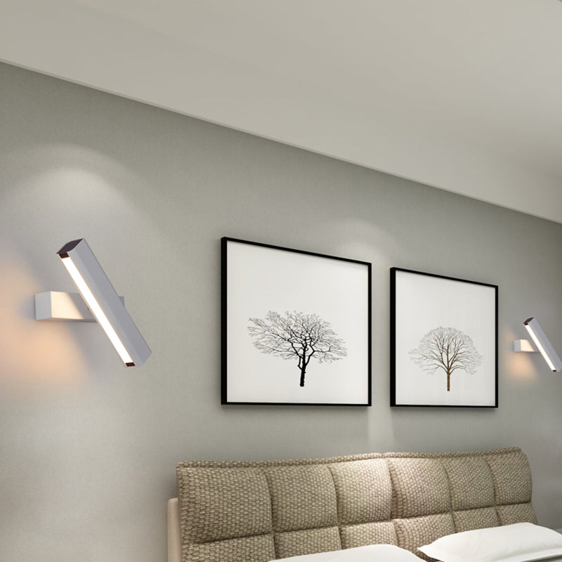 Metal Square Shape Wall Light Modern Style 1 Light Wall Mounted Light Fixture