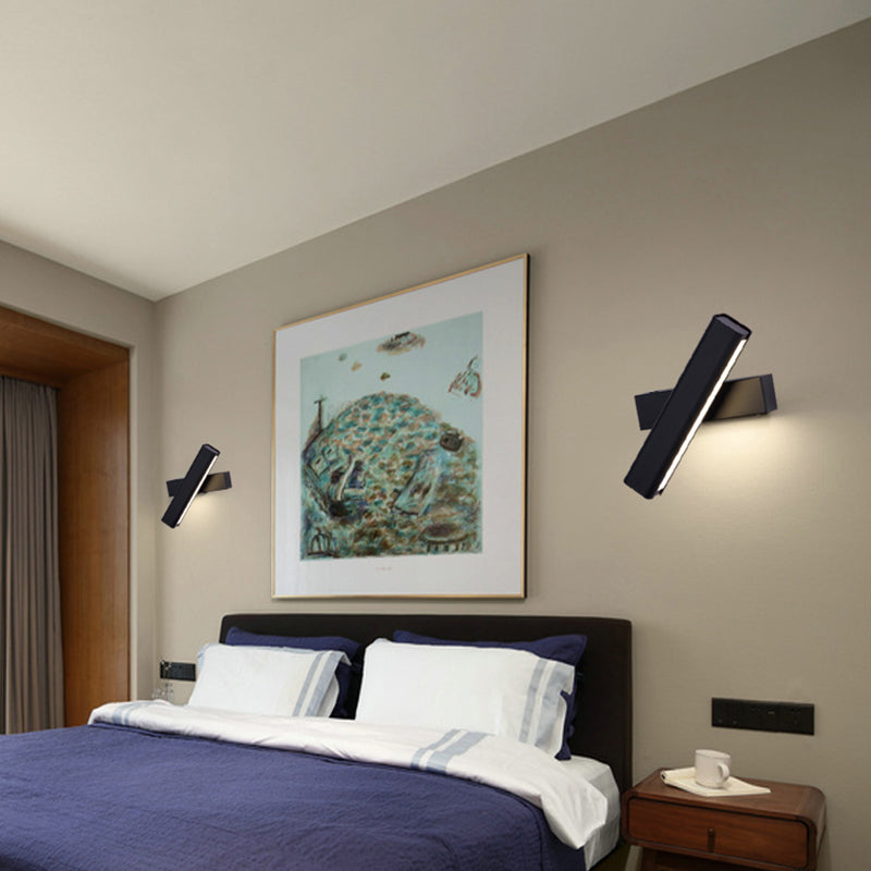 Metal Square Shape Wall Light Modern Style 1 Light Wall Mounted Light Fixture