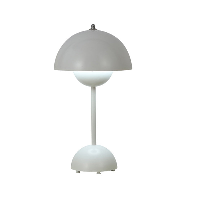 Dome Nightstand Lamp Modern Style Metal Single Light Table Light