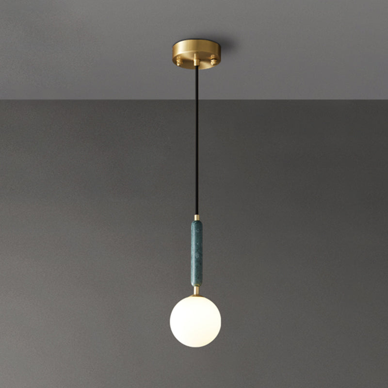 Modern Hanging Light Fixture 1-Light Pendant Light for Living Room