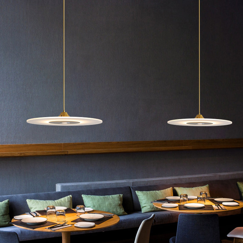 Nordic-stijl hangende plafondlicht metalen led hangende lamp armatuur