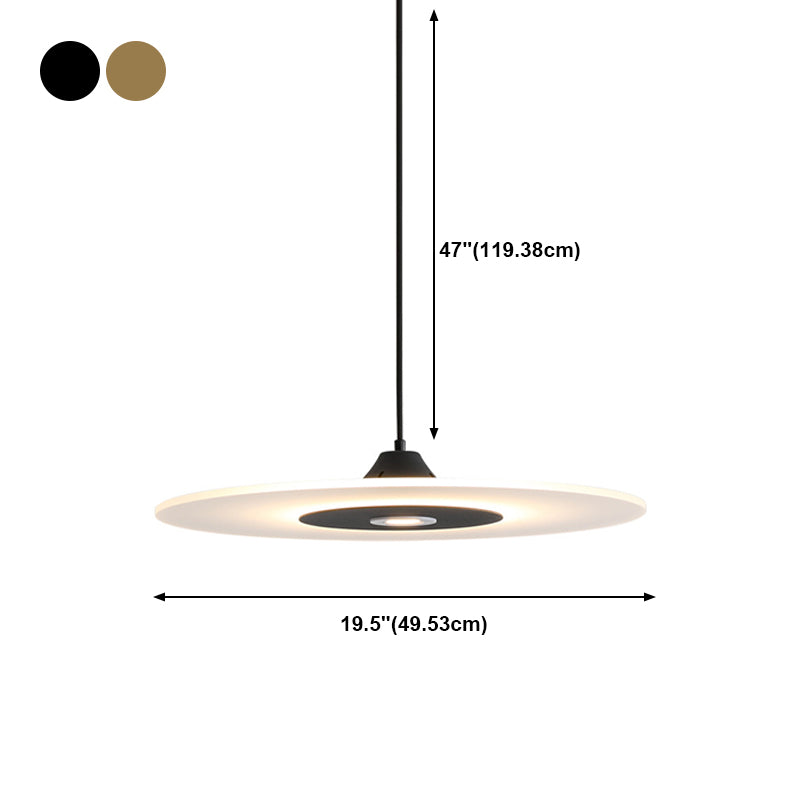 Nordic-stijl hangende plafondlicht metalen led hangende lamp armatuur