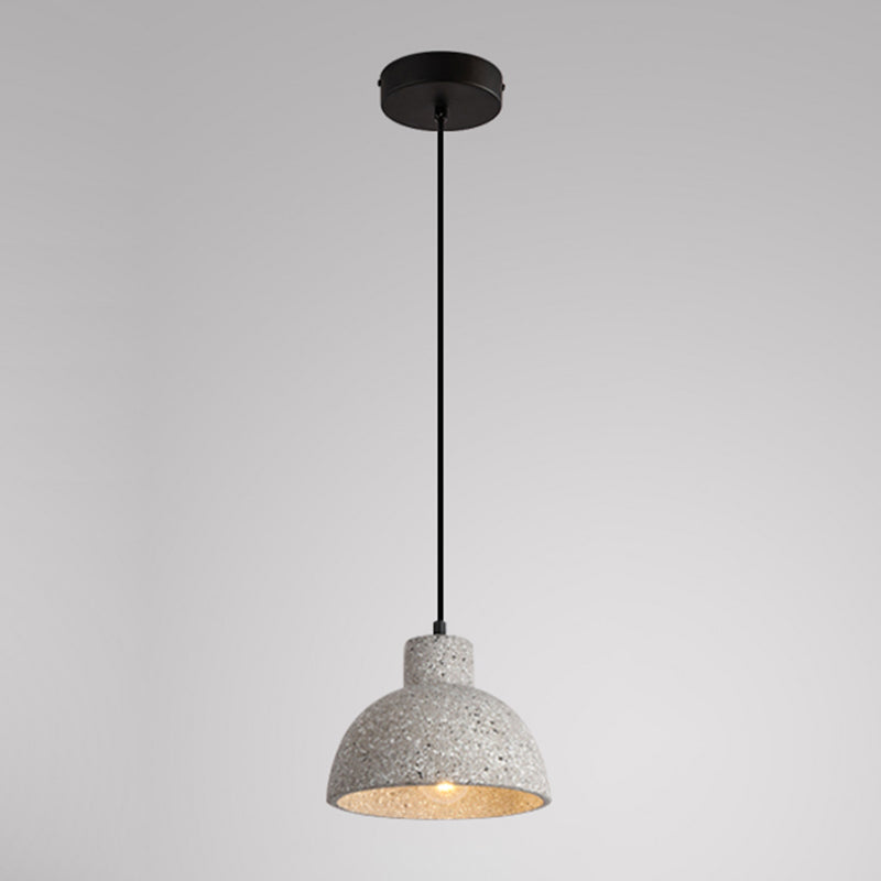 Nordic Style Cement Ceiling Lamp Modern Simple Geometry Led Pendant Light for Living Room