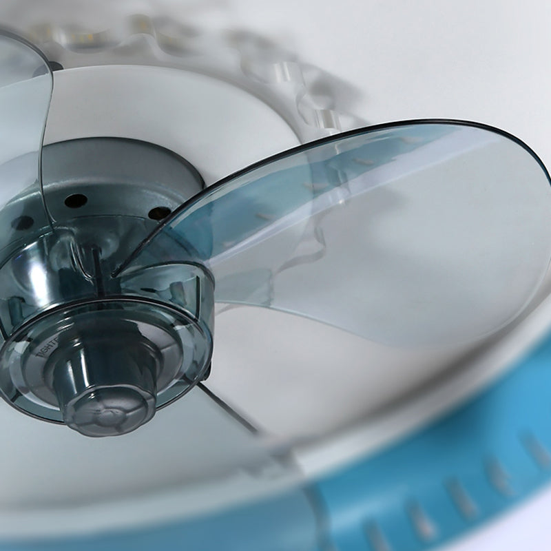 Modern Style Ceiling Fan Lamp Metal 1 Light Ceiling Fan Lighting for Bedroom