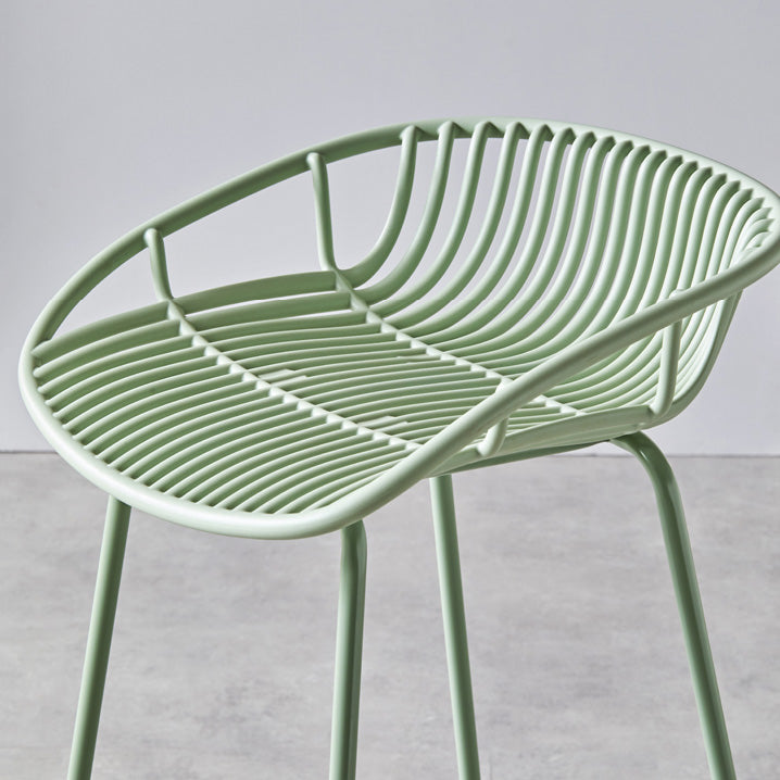 Modern Style Bar-stool Metal Counter Bar Stool with Metal Legs for Kitchen