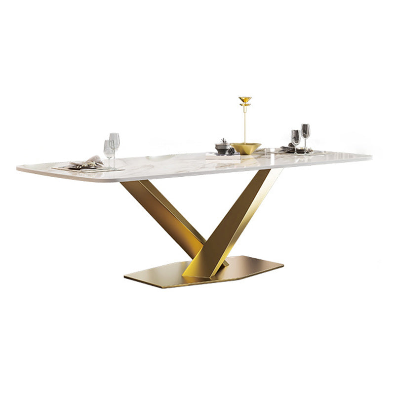 Nordic Glam 1/2/3/4/5/7 Pieces Dining Set Sintered Stone Dining Table Set for Home