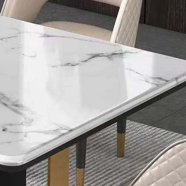 Modern 1/2/5/6/7 Pieces Dining Set Sintered Stone Dining Table Set for Home