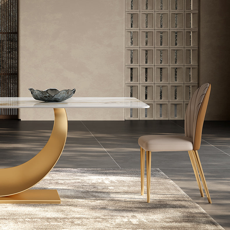 Glam 1/3/4/5/7 Pieces Dining Set Sintered Stone Dining Table Set