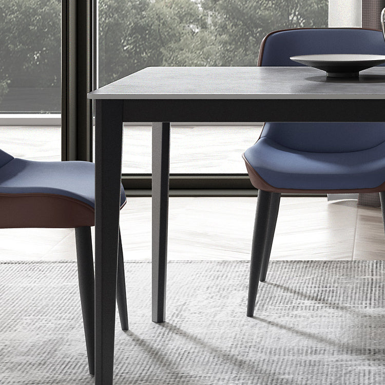 Modern 1/4/7 Pieces Dining Set Rectangle Sintered Stone Dining Table Set