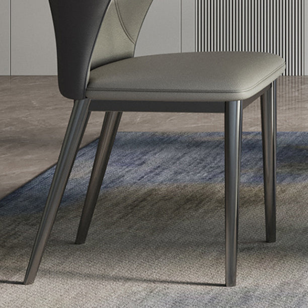 Designer Style 1/2/4/5/7 Pieces Dining Set Sintered Stone Dining Table with Leather Chairs