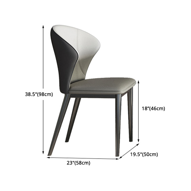 Designer Style 1/2/4/5/7 Pieces Dining Set Sintered Stone Dining Table with Leather Chairs