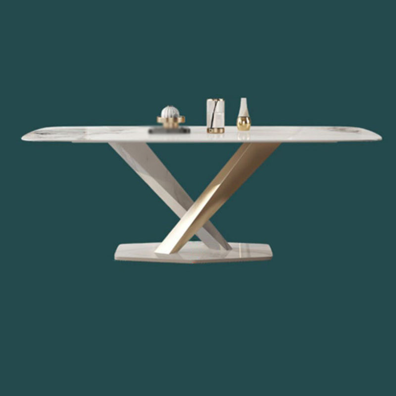 1/2/5/7 Pcs Sintered Stone Dining Table Set Dining Chairs Set