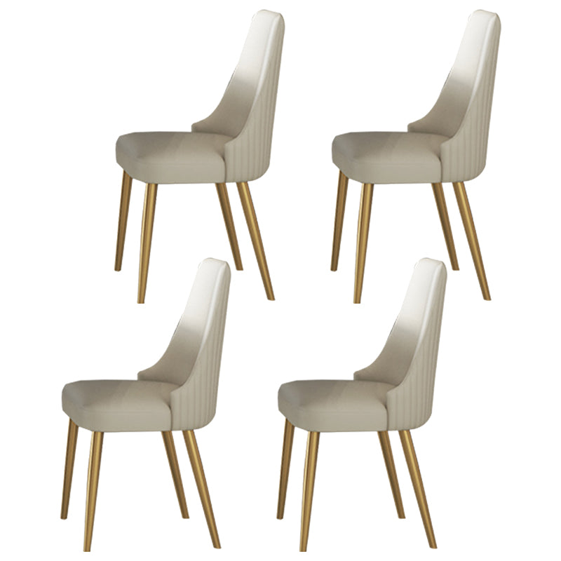 Glam 1/4/5/7 Pieces Leather Dinette Set with Sintered Stone Top Scalable Dining Table Set