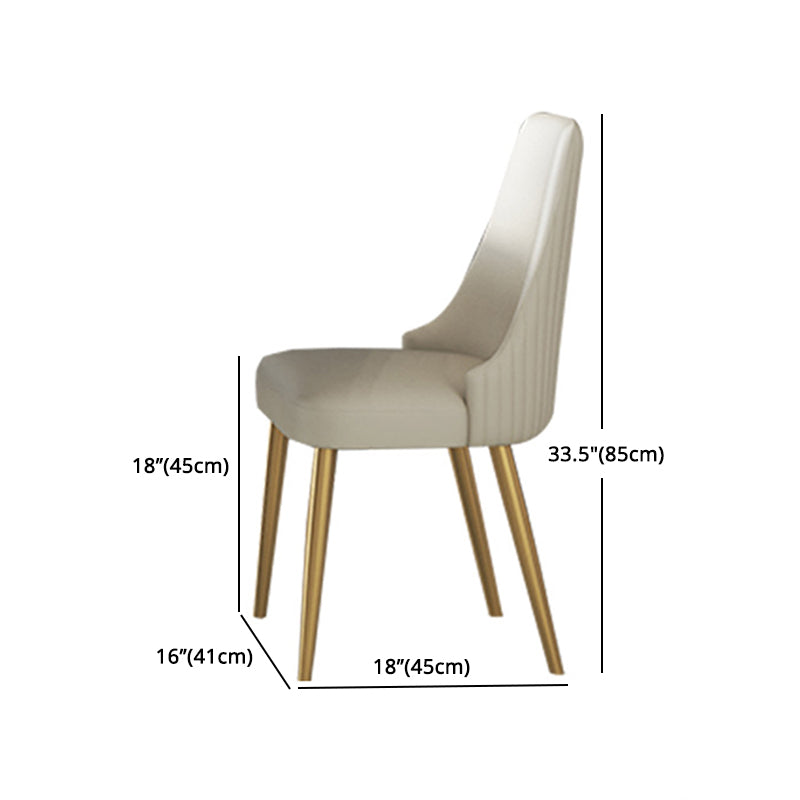Glam 1/4/5/7 Pieces Leather Dinette Set with Sintered Stone Top Scalable Dining Table Set