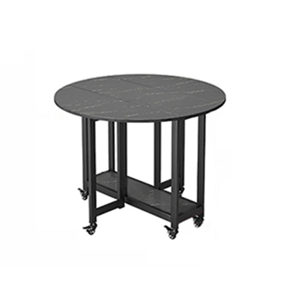 Modern Tripod Base Dinette Table Chipboard Folding Table Home Furniture (only Table)