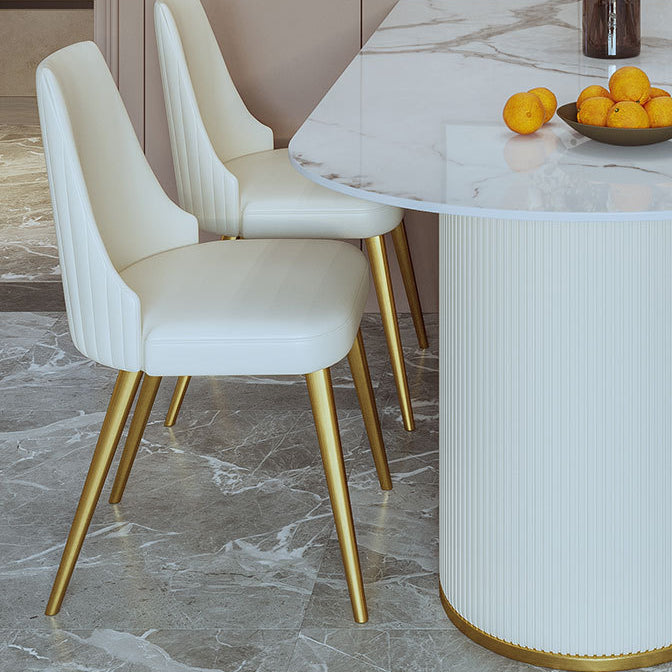 Traditional Luxury Dining Table Oval Double Pedestal Home Furniture for Indoor
