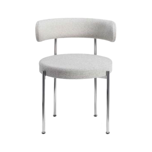 Modern Style Upholstered Side Chair Open Back Dining Chair for Dining Room