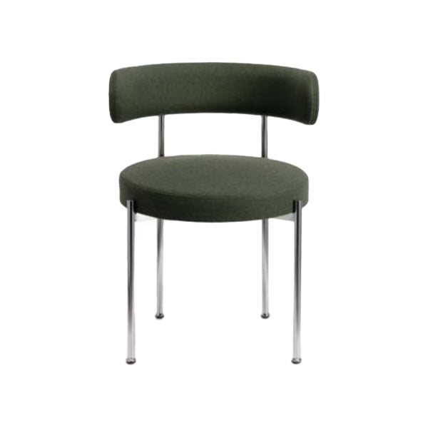 Modern Style Upholstered Side Chair Open Back Dining Chair for Dining Room
