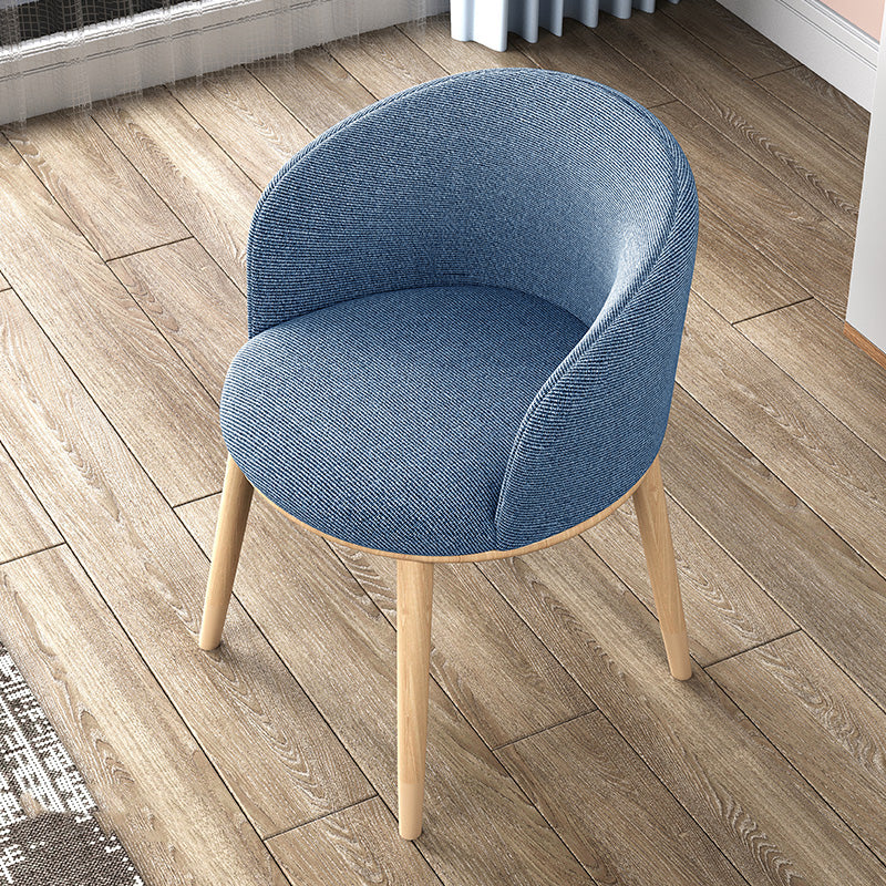 Glam Style Parsons Arm Chair Indoor Dining Chair with Metal Base