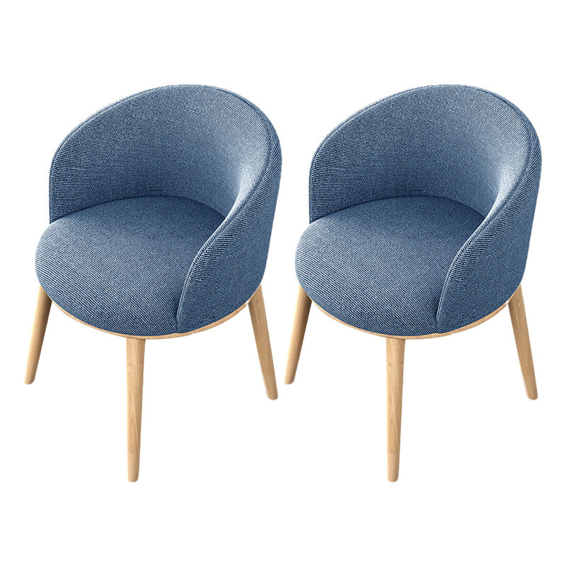 Glam Style Parsons Arm Chair Indoor Dining Chair with Metal Base