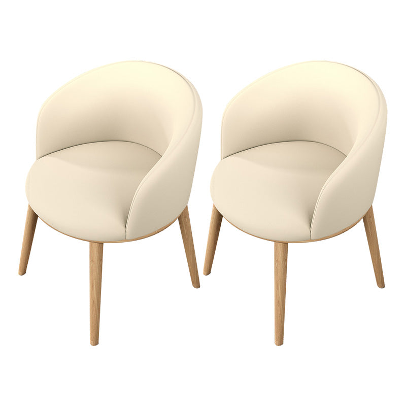 Glam Style Parsons Arm Chair Indoor Dining Chair with Metal Base