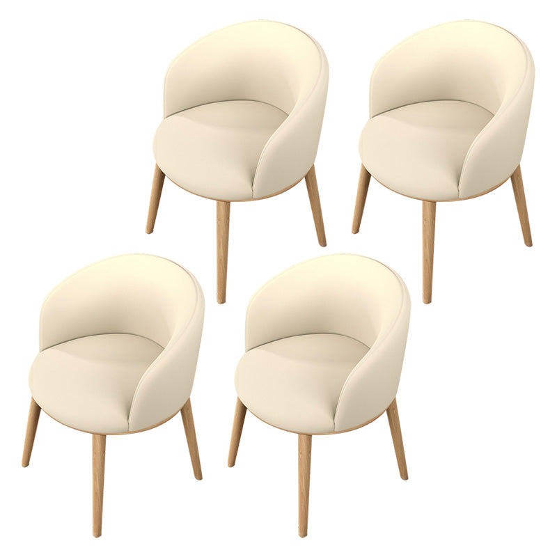 Glam Style Parsons Arm Chair Indoor Dining Chair with Metal Base