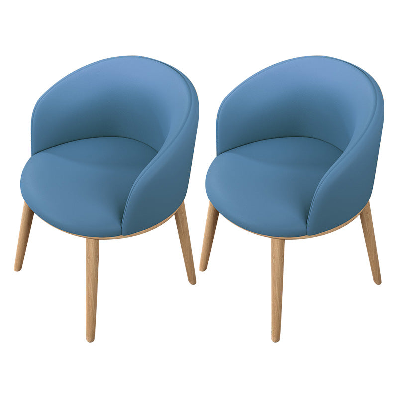 Glam Style Parsons Arm Chair Indoor Dining Chair with Metal Base