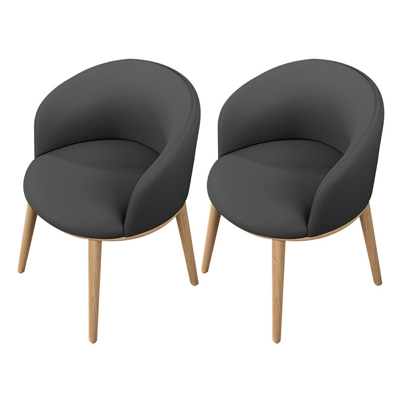Glam Style Parsons Arm Chair Indoor Dining Chair with Metal Base