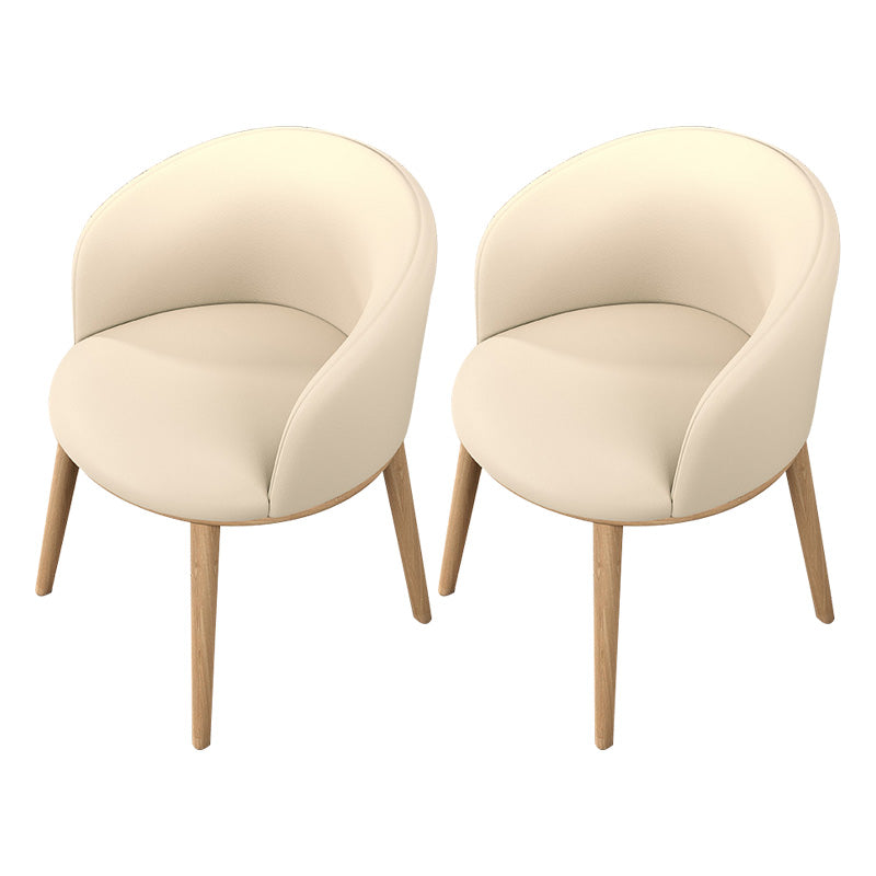 Glam Style Parsons Arm Chair Indoor Dining Chair with Metal Base