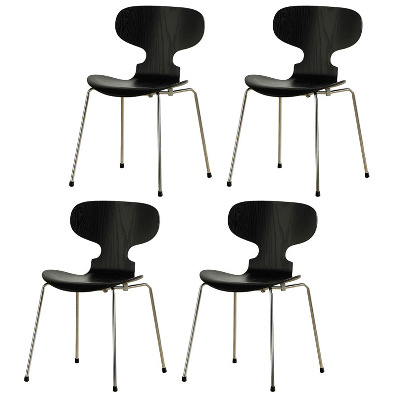 Modern Style Side Chair Wooden Indoor 19.29" Wide Dining Chair