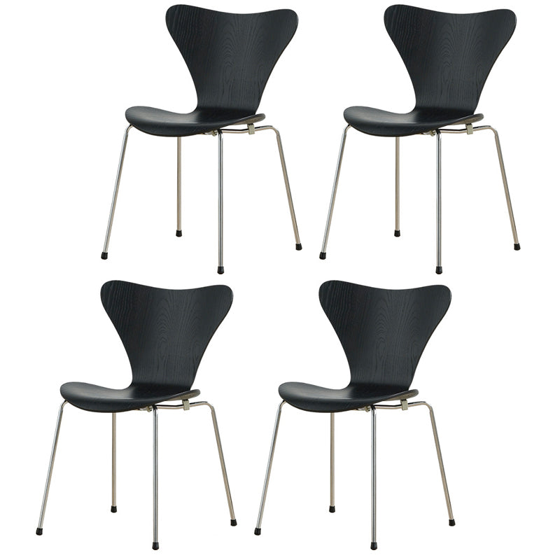 Modern Style Side Chair Wooden Indoor 19.29" Wide Dining Chair