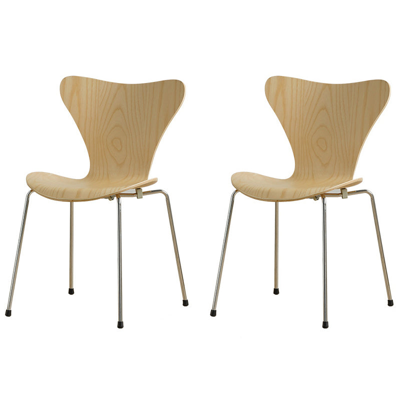 Modern Style Side Chair Wooden Indoor 19.29" Wide Dining Chair