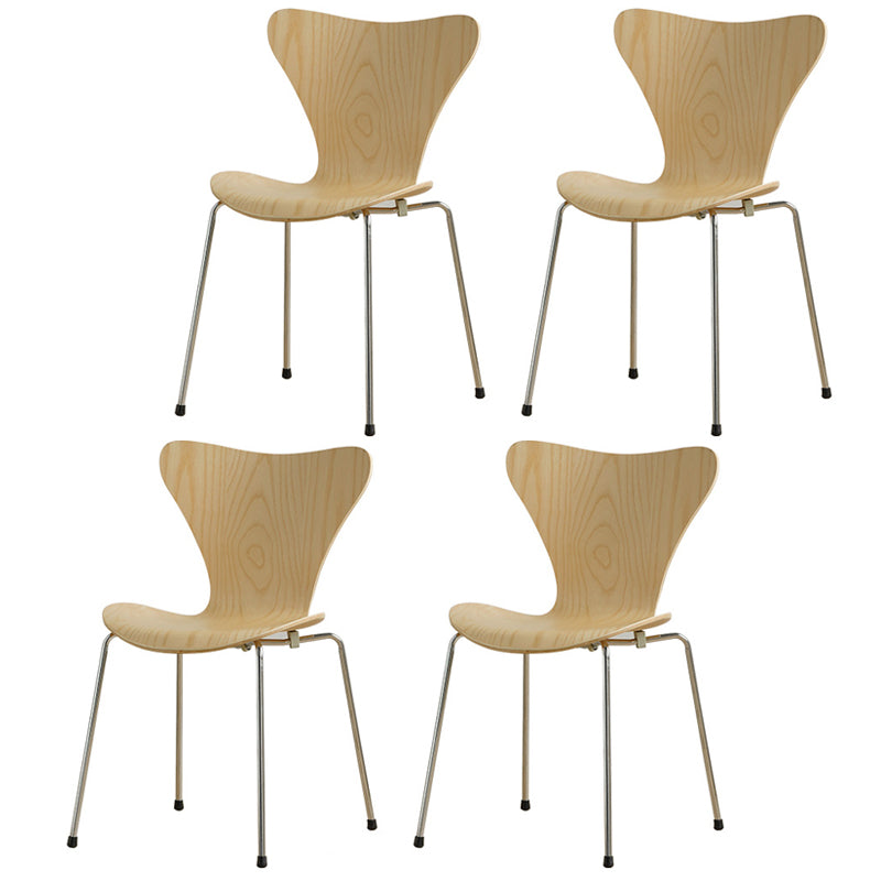 Modern Style Side Chair Wooden Indoor 19.29" Wide Dining Chair