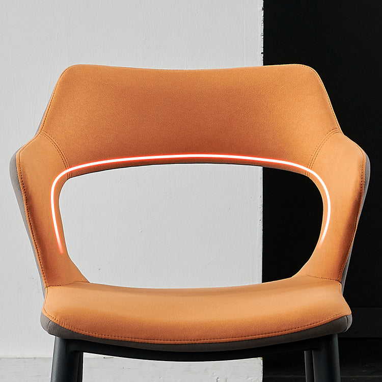 Contemporary Dining Room Arm Chairs Faux Leather Dining Chairs