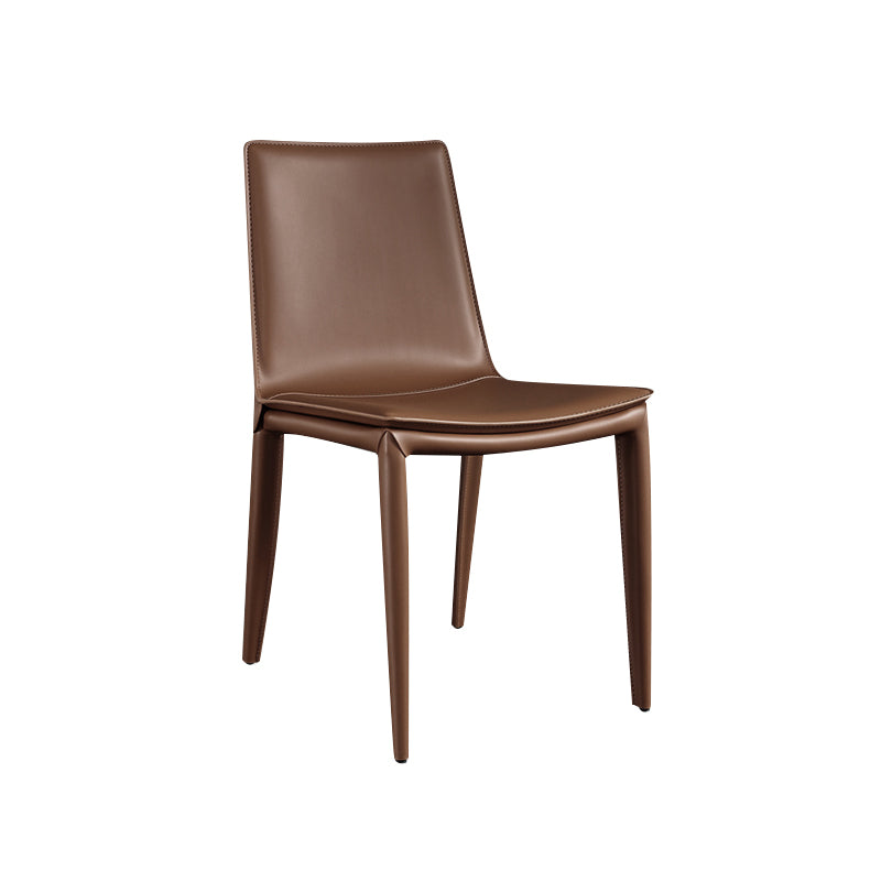 Modern Style Side Chair Faux Leather Dining Chair for Dining Room