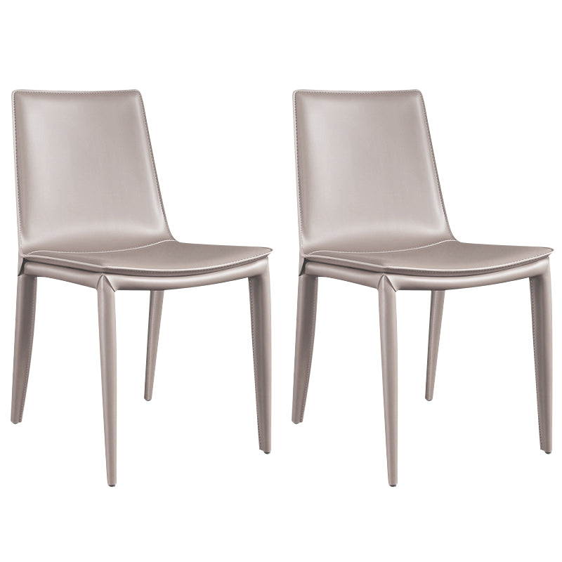 Modern Style Side Chair Faux Leather Dining Chair for Dining Room