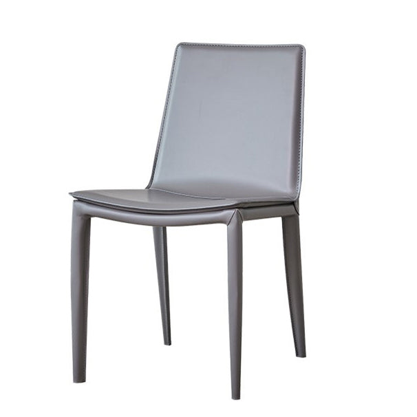 Modern Style Side Chair Faux Leather Dining Chair for Dining Room
