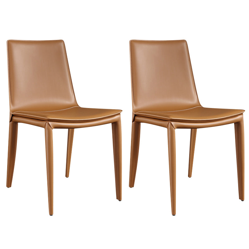 Modern Style Side Chair Faux Leather Dining Chair for Dining Room