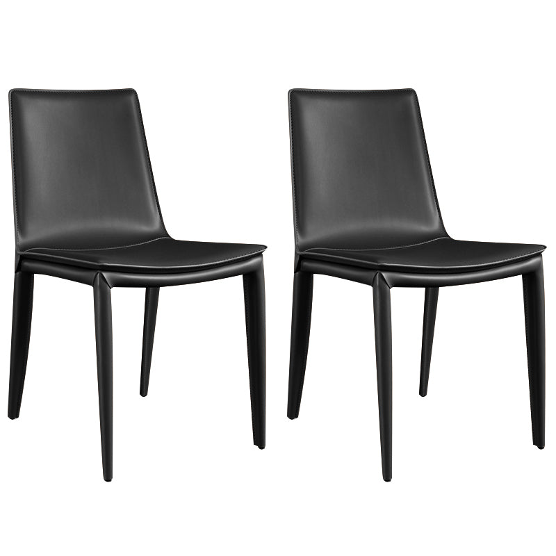 Modern Style Side Chair Faux Leather Dining Chair for Dining Room