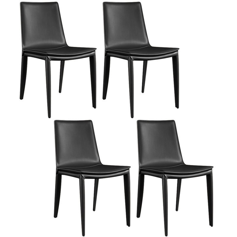 Modern Style Side Chair Faux Leather Dining Chair for Dining Room
