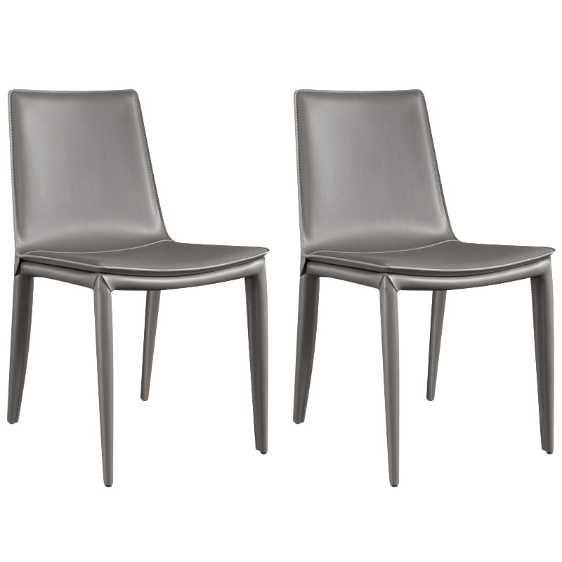 Modern Style Side Chair Faux Leather Dining Chair for Dining Room