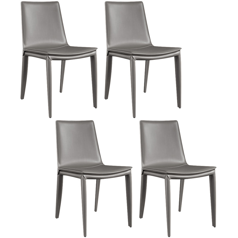 Modern Style Side Chair Faux Leather Dining Chair for Dining Room