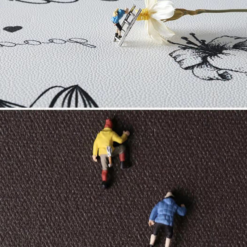 Irregular Flowers Shape Rug Stain Resistant Rug for Home Decor