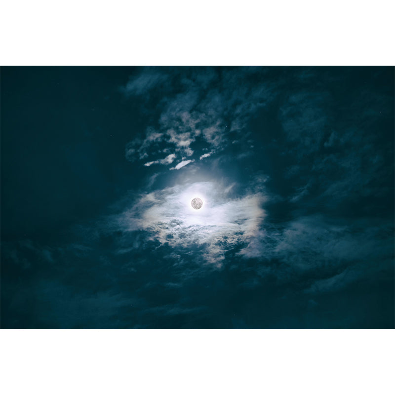 Photography Stain Resistant Mural Wallpaper Dreamy Sky Sleeping Room Wall Mural