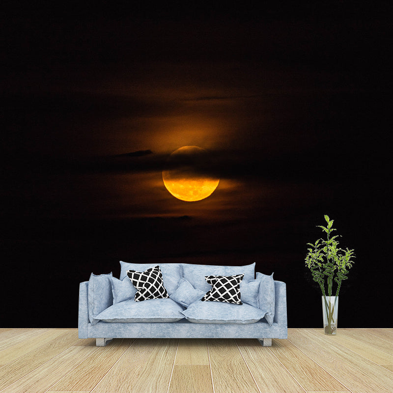 Dreamy Sky Resistant Mural Wallpaper Environment Friendly Sleeping Room Wall Mural