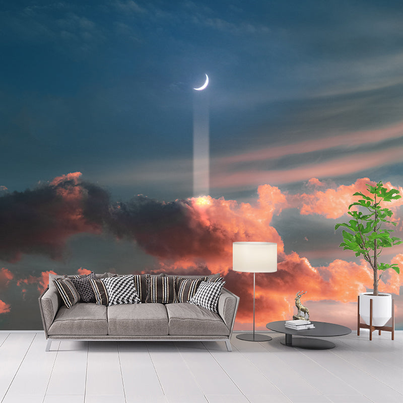Decorative Wall Mural Wallpaper Dreamy Sky Sitting Room Wall Mural