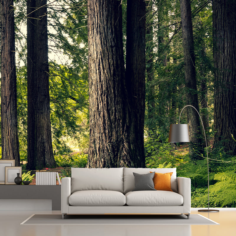Woods Stain Resistant Wall Mural Washable Wallpaper Sitting Room Wall Mural